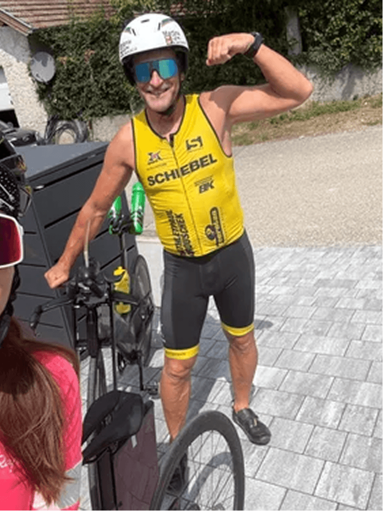 Paul Marouschek beim Training