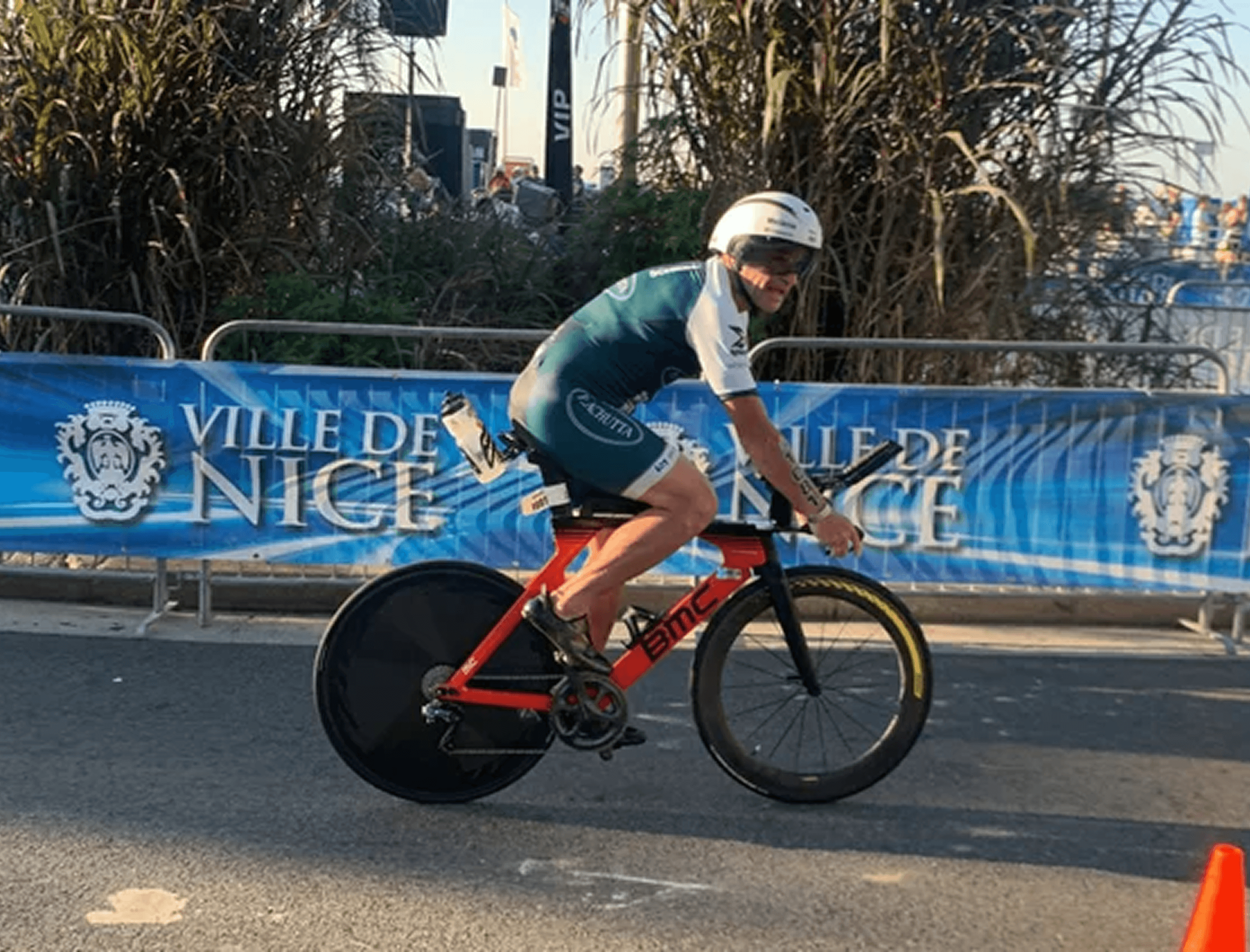 Paul beim Ironman WM Marathon