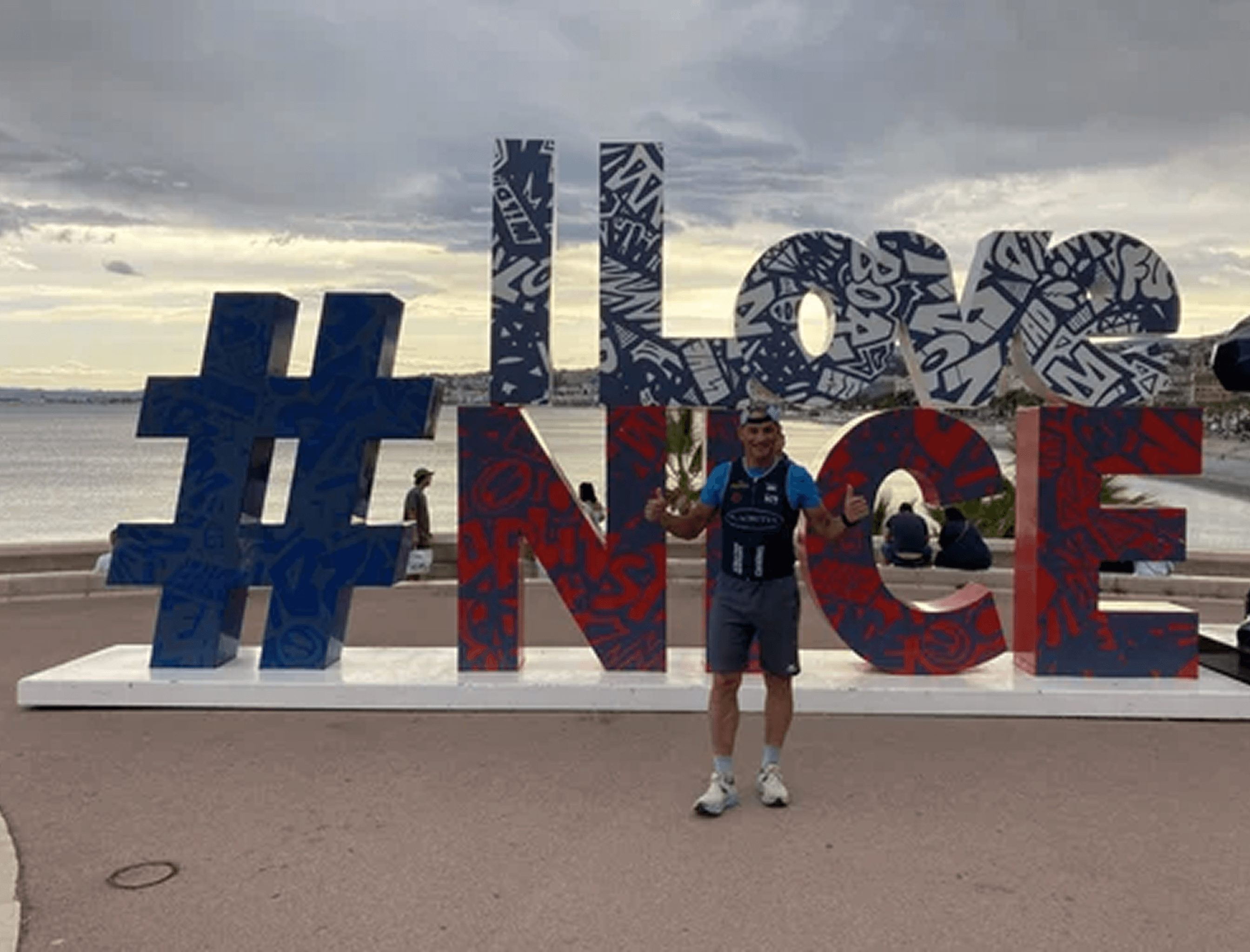 Paul am Rad über Nizza