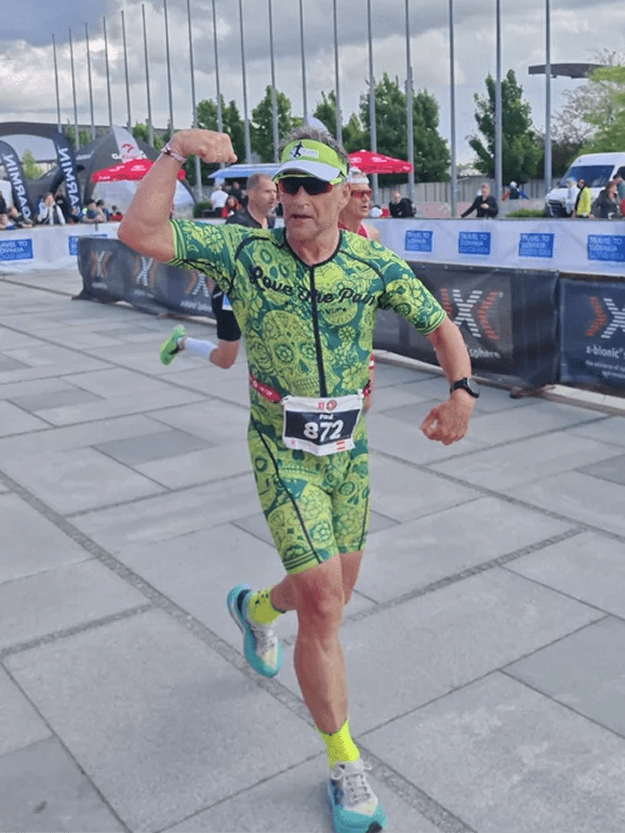 Laufen in eisigen Bedingungen