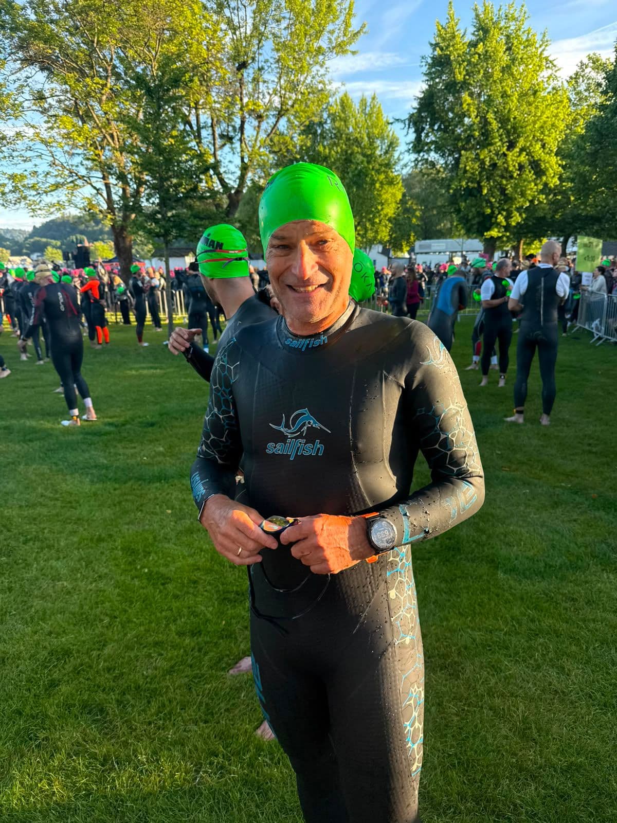 Paul auf der Radstrecke Ironman Klagenfurt